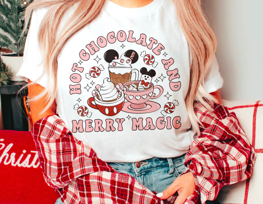 Hot chocolate t-shirt Christmas