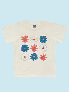 Floral RWB t-shirt