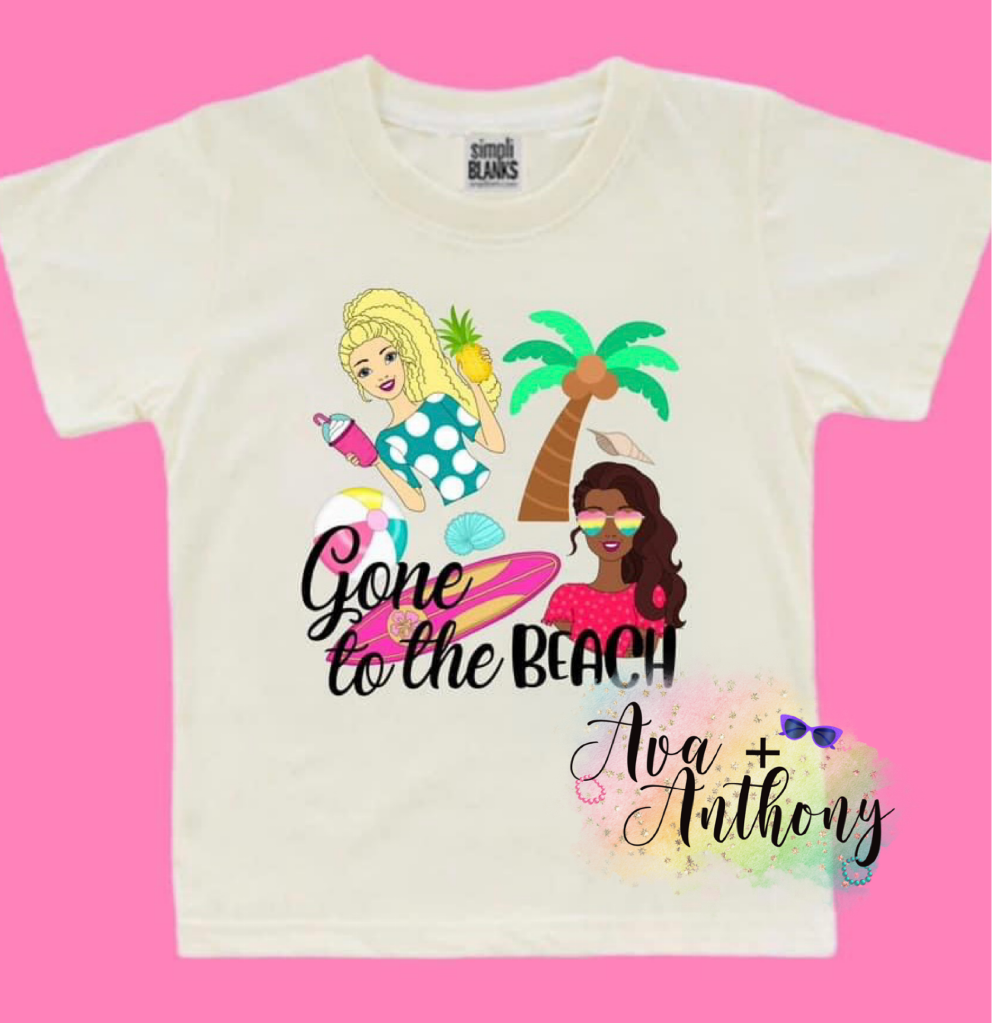 Gone to the Beach summer t-shirt