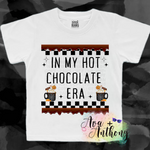 In my hot chocolate era Halloween t-shirt