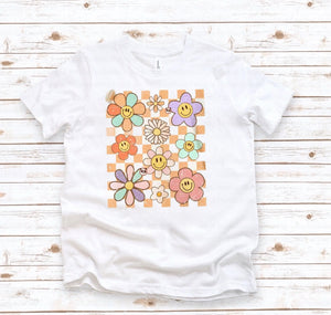 Retro flowers t-shirt